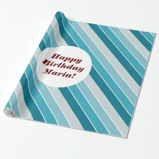 Papel De Regalo Bandas modernas cubierta del corredor de la mesa a