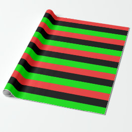 Papel De Regalo Bandera afroamericana
