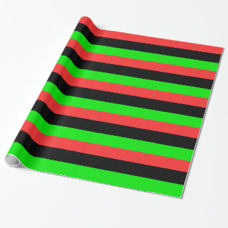 Papel De Regalo Bandera Afroamericana Totalmente