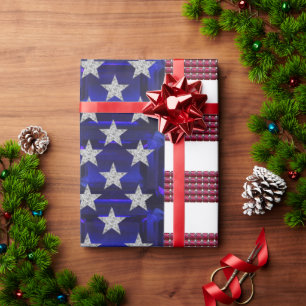 Papel De Regalo Bandera Americana