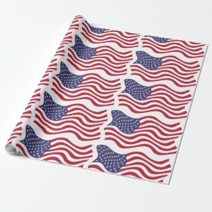 PAPEL DE REGALO BANDERA AMERICANA