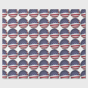 PAPEL DE REGALO BANDERA AMERICANA