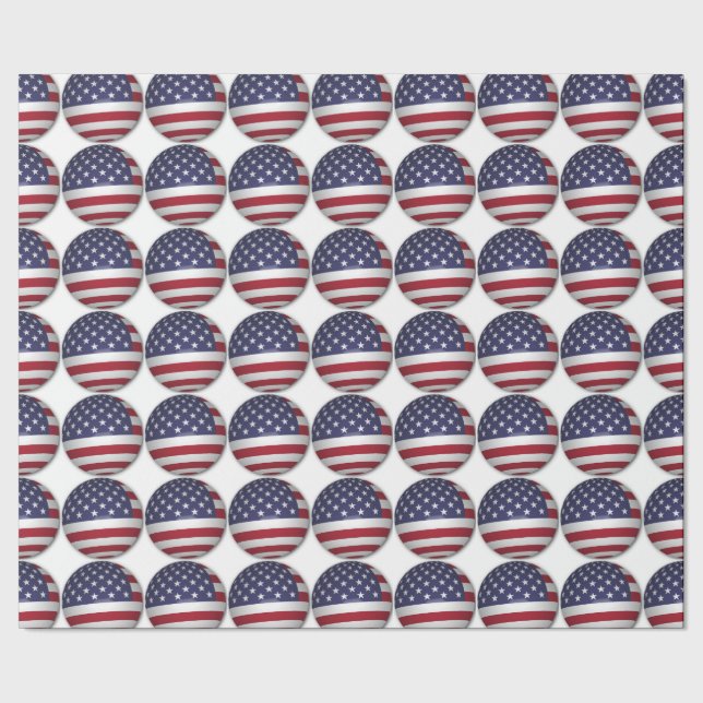 PAPEL DE REGALO BANDERA AMERICANA (Costura)