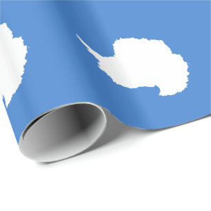 Papel De Regalo Bandera antártica patriótica
