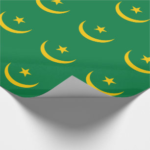 Papel De Regalo Bandera antigua de Mauritania