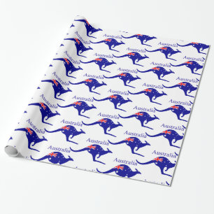 Papel De Regalo Bandera australiana Thunder_Cove