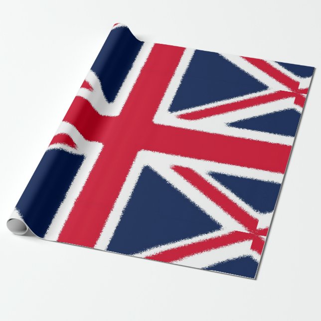 Papel De Regalo Bandera británica (Desenrollado)