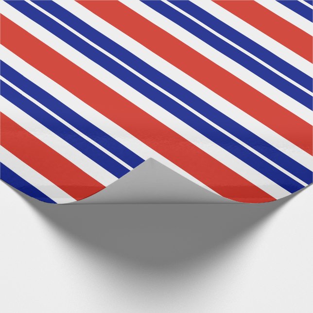 Papel De Regalo Bandera Civil de Costa Rica (Esquina)