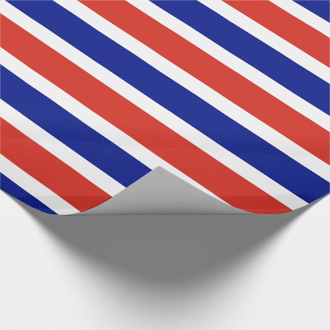 Papel De Regalo Bandera Civil de Costa Rica (Esquina)