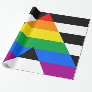 Papel De Regalo Bandera de aliado LGBTQ+