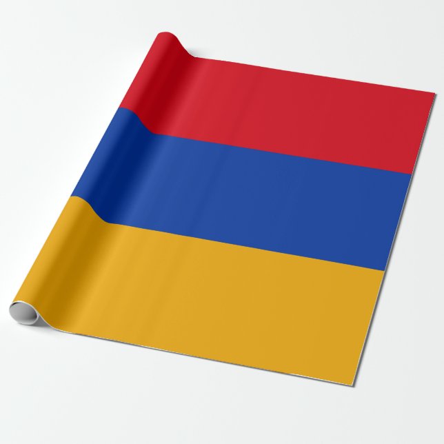 Papel De Regalo Bandera de Armenia (Desenrollado)