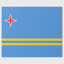 Papel De Regalo Bandera de Aruba