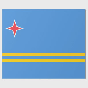 Papel De Regalo Bandera de Aruba