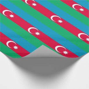 Papel De Regalo Bandera de Azerbaiyán Patriótica