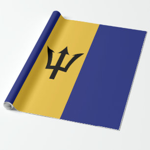 Papel De Regalo Bandera de Barbados