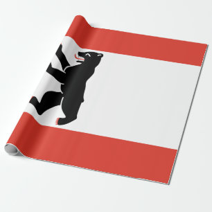 Papel De Regalo Bandera de Berlín (ciudad alemana)
