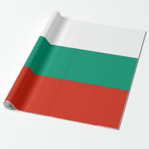 Papel De Regalo Bandera de Bulgaria o del búlgaro