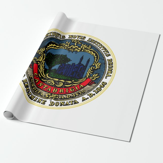 Papel De Regalo Bandera de Cambridge (Massachusetts) (Desenrollado)