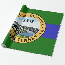 Papel De Regalo Bandera de Chattanooga (Tennessee)