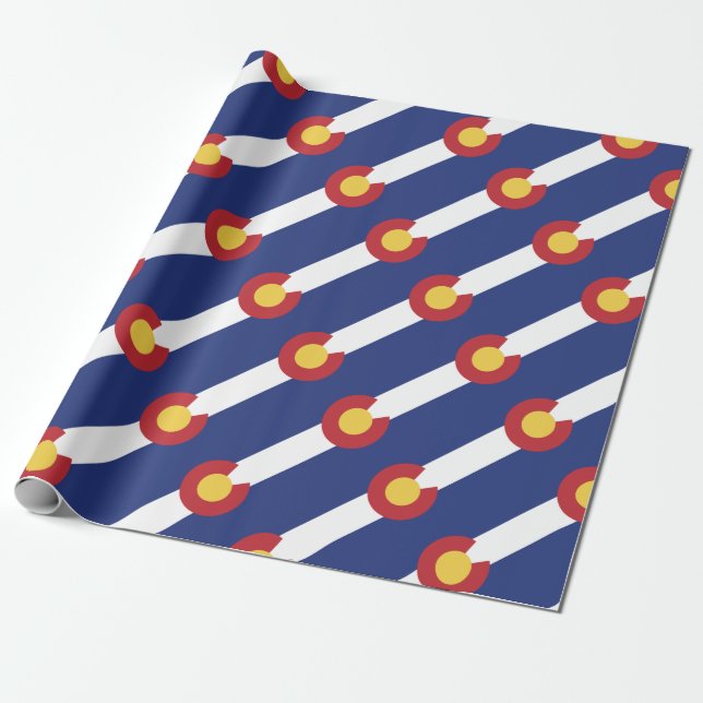 Papel De Regalo Bandera de Colorado (Desenrollado)