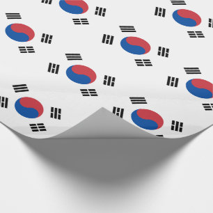 Papel De Regalo Bandera de Corea del Sur