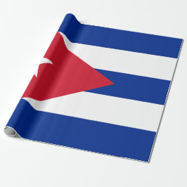 Papel De Regalo Bandera de Cuba