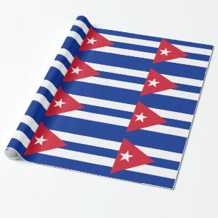 Papel De Regalo Bandera de Cuba