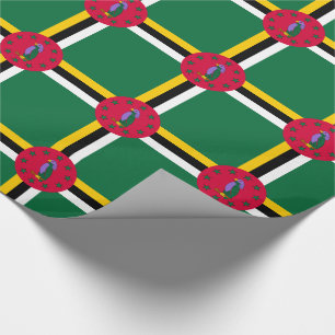 Papel De Regalo Bandera de Dominica