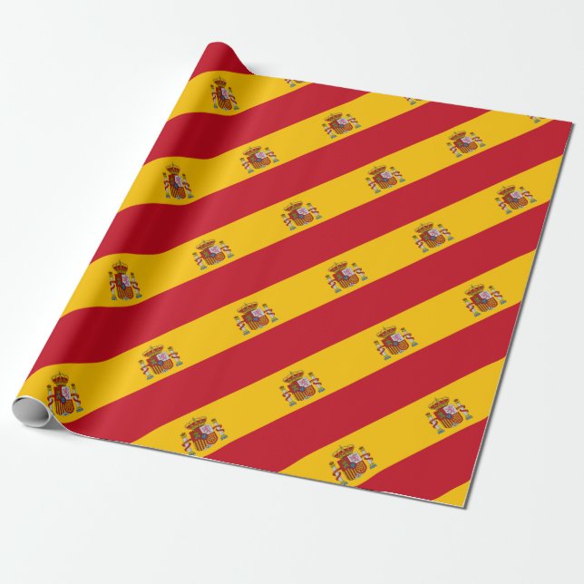 Papel De Regalo Bandera de España - Bandera de España (Desenrollado)