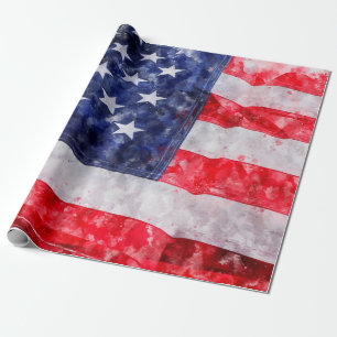 Papel De Regalo Bandera de Estados Unidos