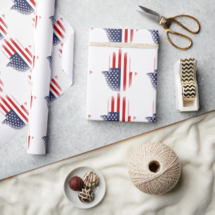 Papel De Regalo Bandera de Estados Unidos