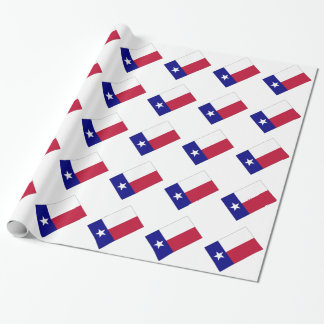 Papel De Regalo Bandera de estrella solitaria de Texas