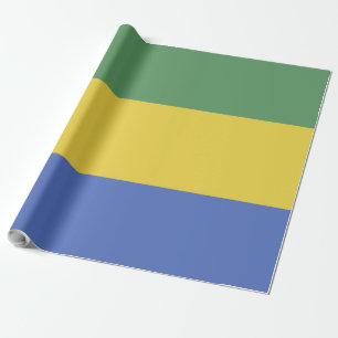 Papel De Regalo Bandera de Gabón