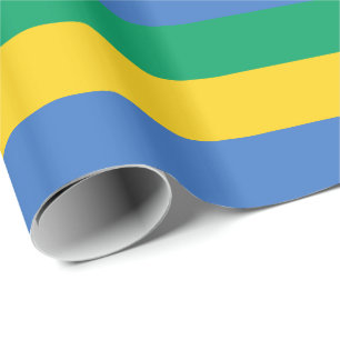 Papel De Regalo Bandera de Gabón