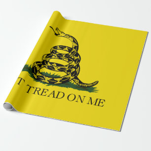 Papel De Regalo Bandera de Gadsden (no me toques) (serpiente estad