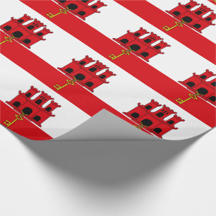 Papel De Regalo Bandera de Gibraltar