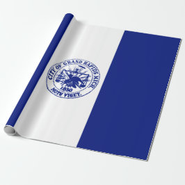 Papel De Regalo Bandera de Grand Rapids (Michigan City)