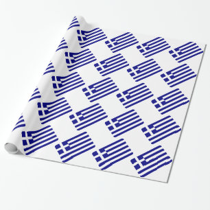 Papel De Regalo Bandera de Grecia