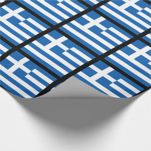 Papel De Regalo Bandera de Grecia, griega