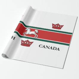 Papel De Regalo Bandera de Guelph (Ontario, Canadá)