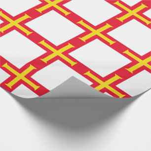 Papel De Regalo Bandera de Guernsey