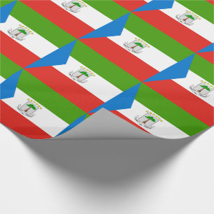 Papel De Regalo Bandera de Guinea Ecuatorial