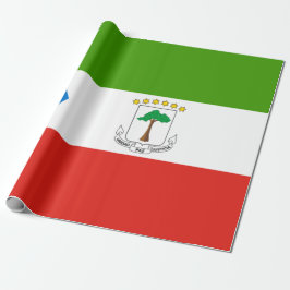 Papel De Regalo Bandera de Guinea Ecuatorial (África)