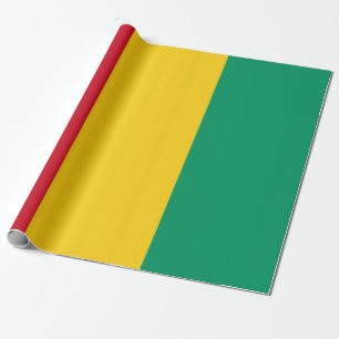 Papel De Regalo Bandera de Guinea (país africano)