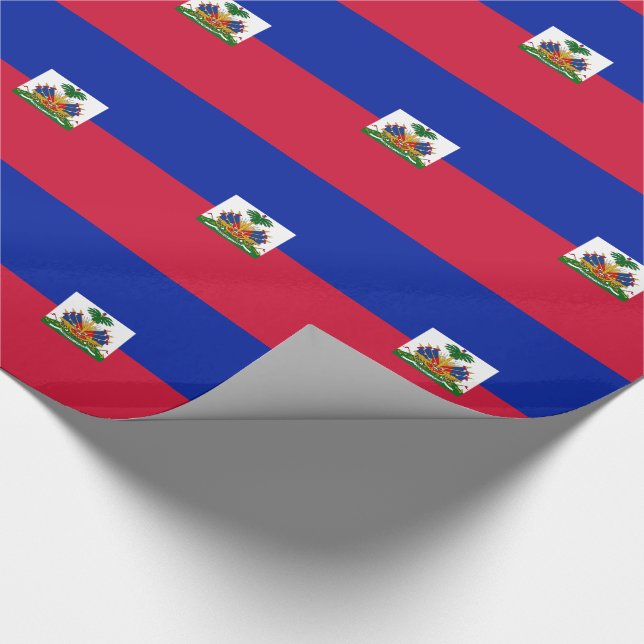 Papel De Regalo Bandera de Haití (Esquina)