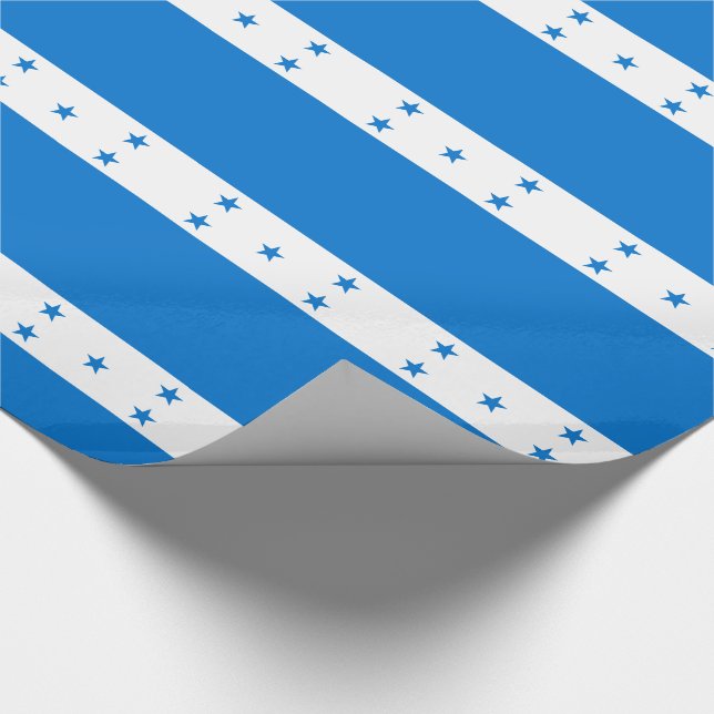 Papel De Regalo Bandera de Honduras (Esquina)