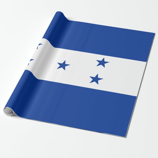 Papel De Regalo Bandera de Honduras (Desenrollado)