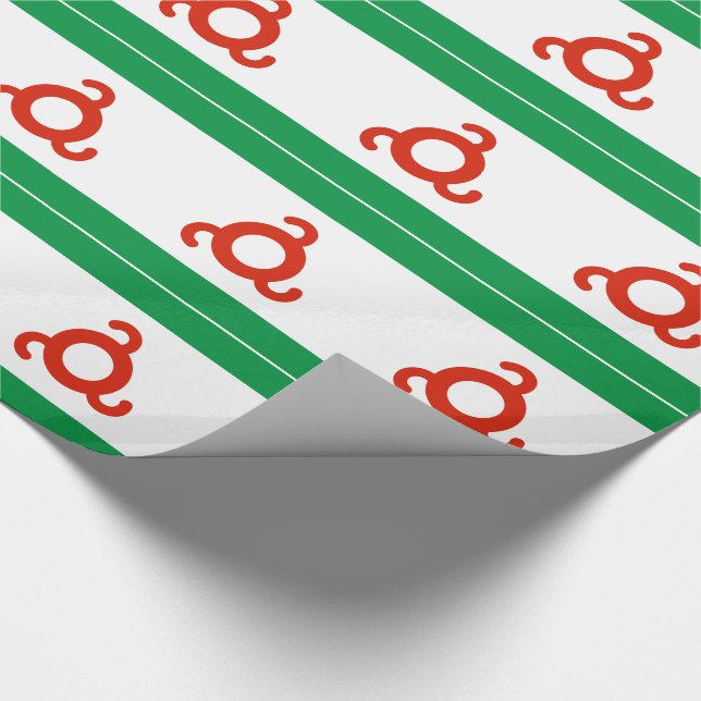 Papel De Regalo Bandera de Ingushetia (Esquina)