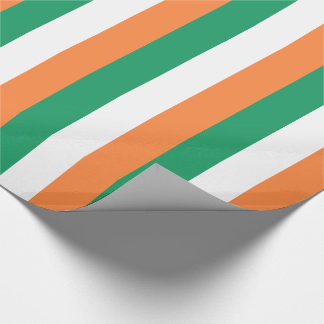 Papel De Regalo Bandera de Irlanda (Esquina)