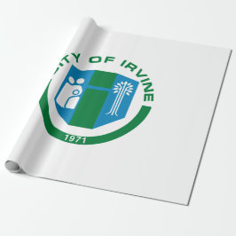 Papel De Regalo Bandera de Irvine (California)